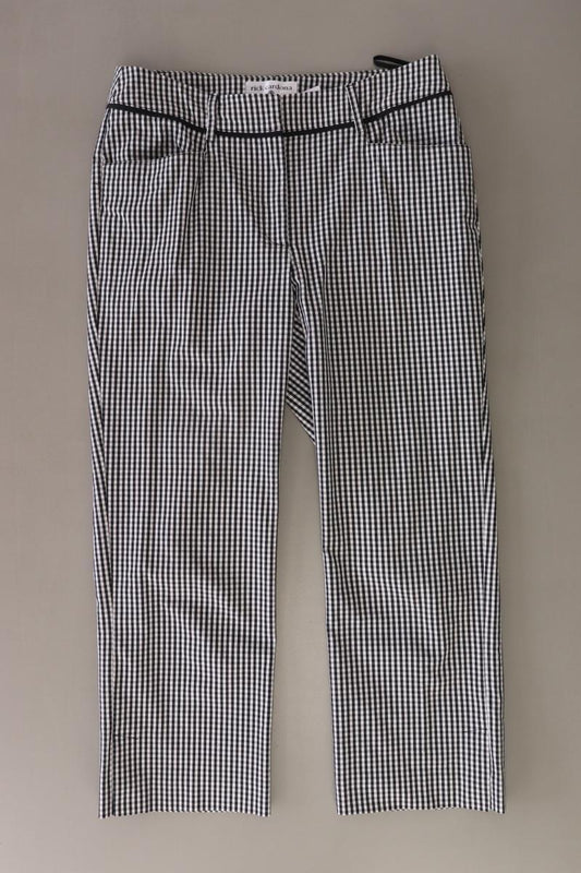 rick cardona 7/8 Hose Gr. 38 kariert grau aus Baumwolle