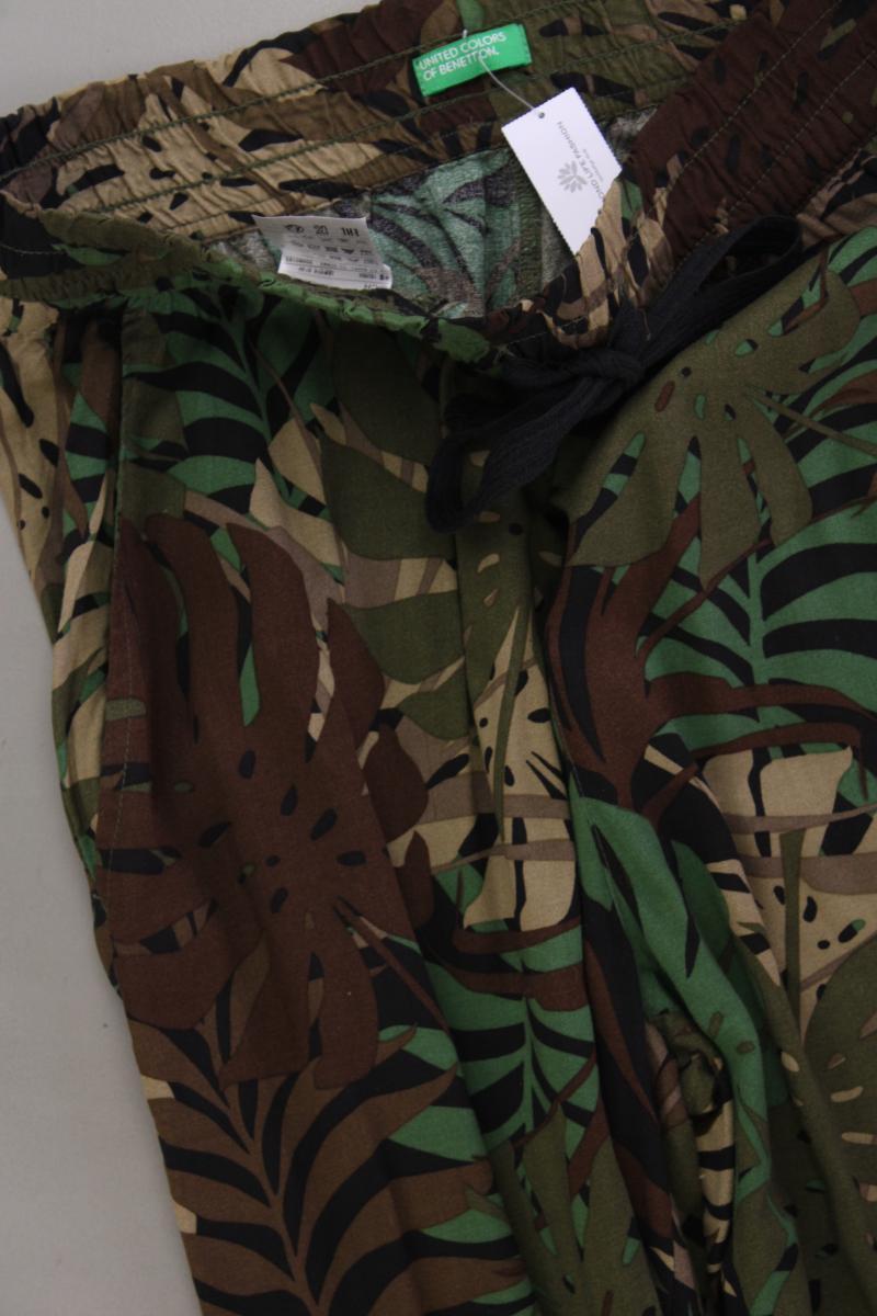 United Colors of Benetton Stoffhose Gr. S olivgrün aus Viskose