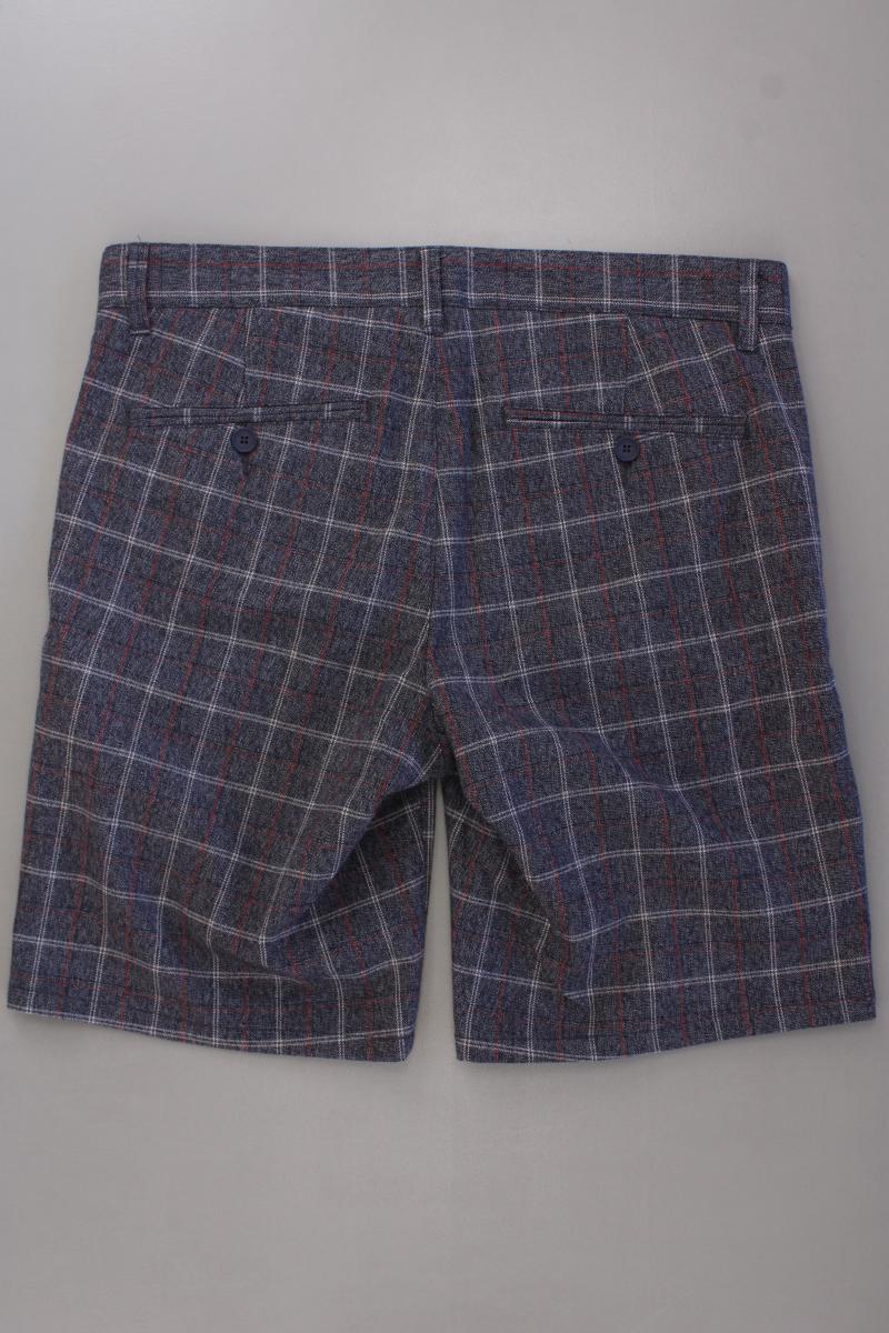 ONLY & SONS Chino Shorts für Herren Gr. W31 kariert grau aus Polyester
