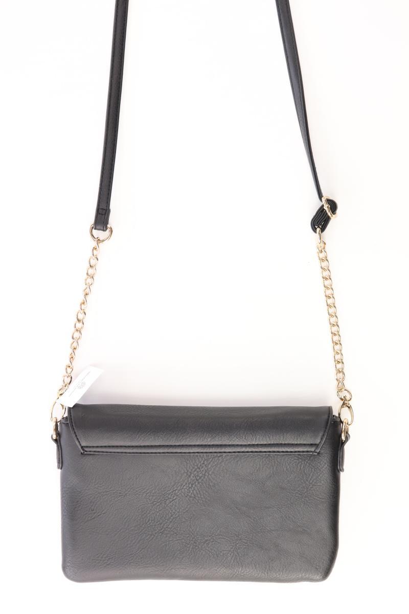 Deichmann Tasche schwarz aus Kunstleder