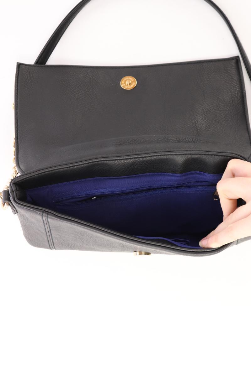 Deichmann Tasche schwarz aus Kunstleder