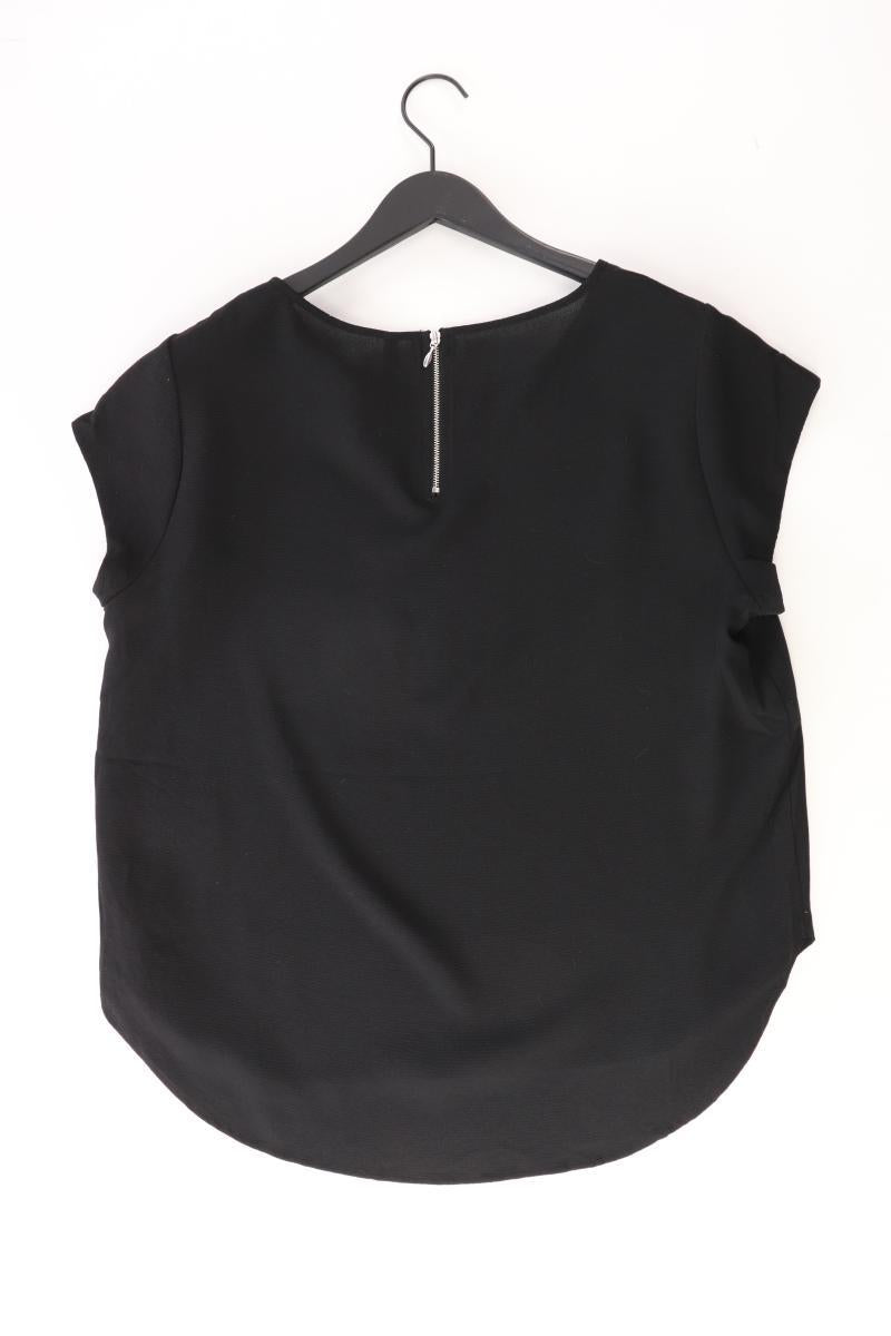 Only Bluse Gr. 44 Kurzarm schwarz aus Polyester