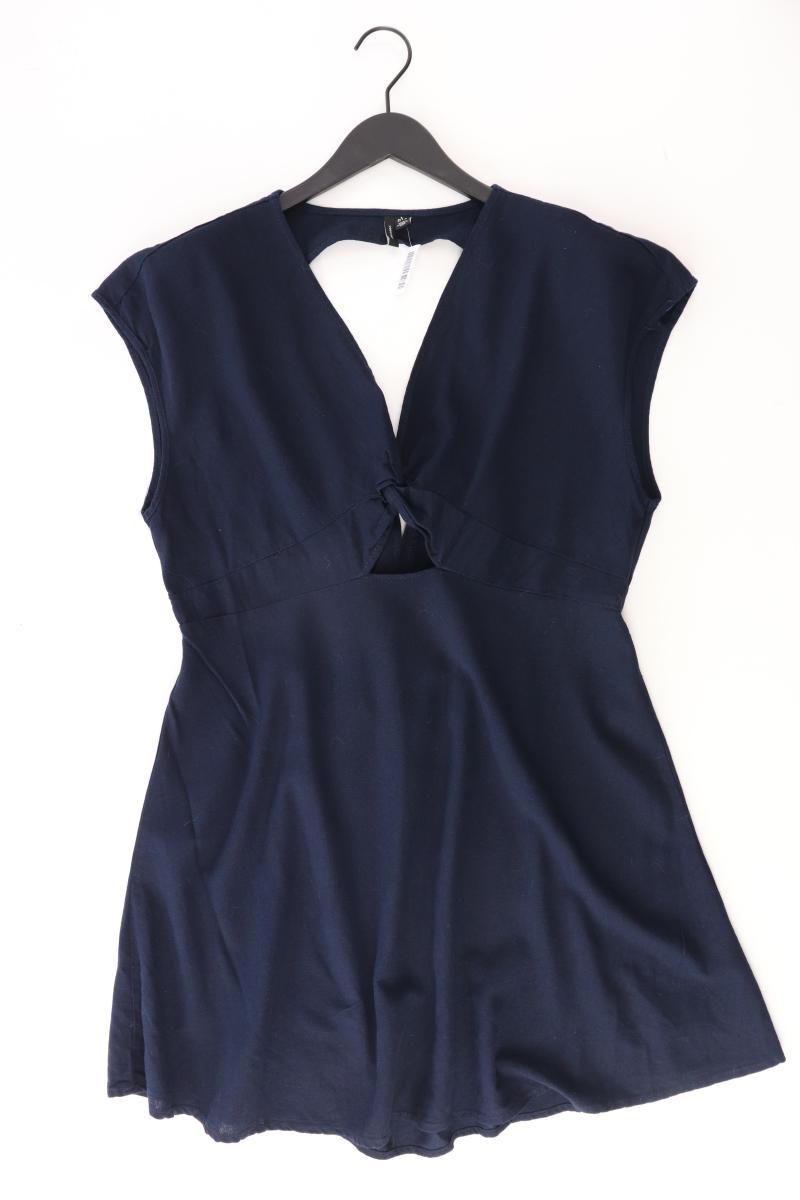 Vero Moda Kleid Gr. XL Kurzarm blau aus Viskose
