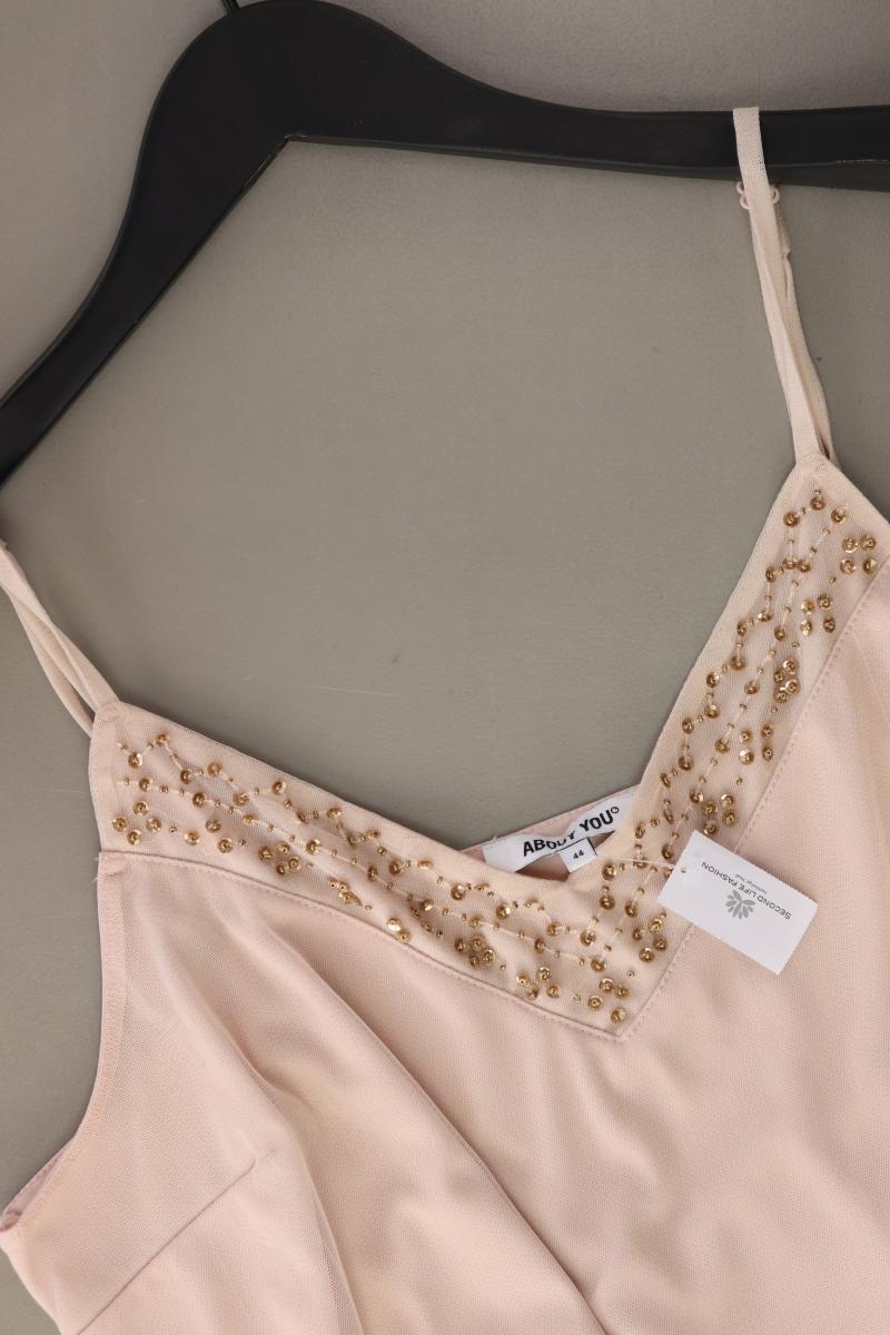 About You Spaghetti-Top Gr. 44 mit Glitzer rosa aus Polyester