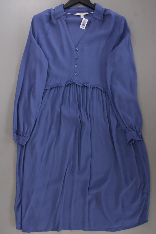 Esprit Langarmkleid Gr. 40 blau