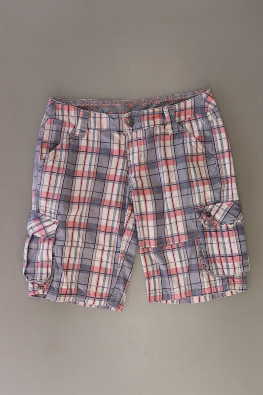 Fresh Made Cargoshorts Gr. XS kariert rosa aus Baumwolle