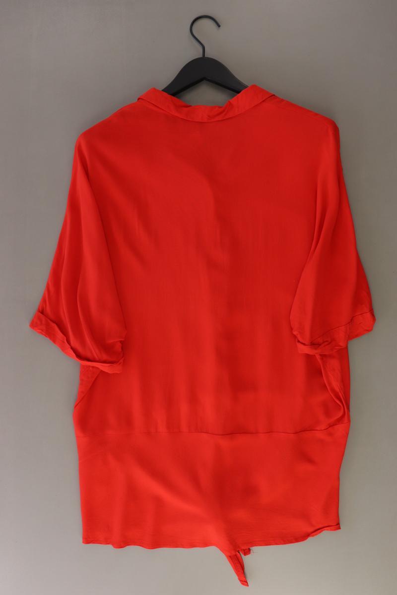 Vero Moda Oversize Bluse Gr. XS Kurzarm rot aus Viskose
