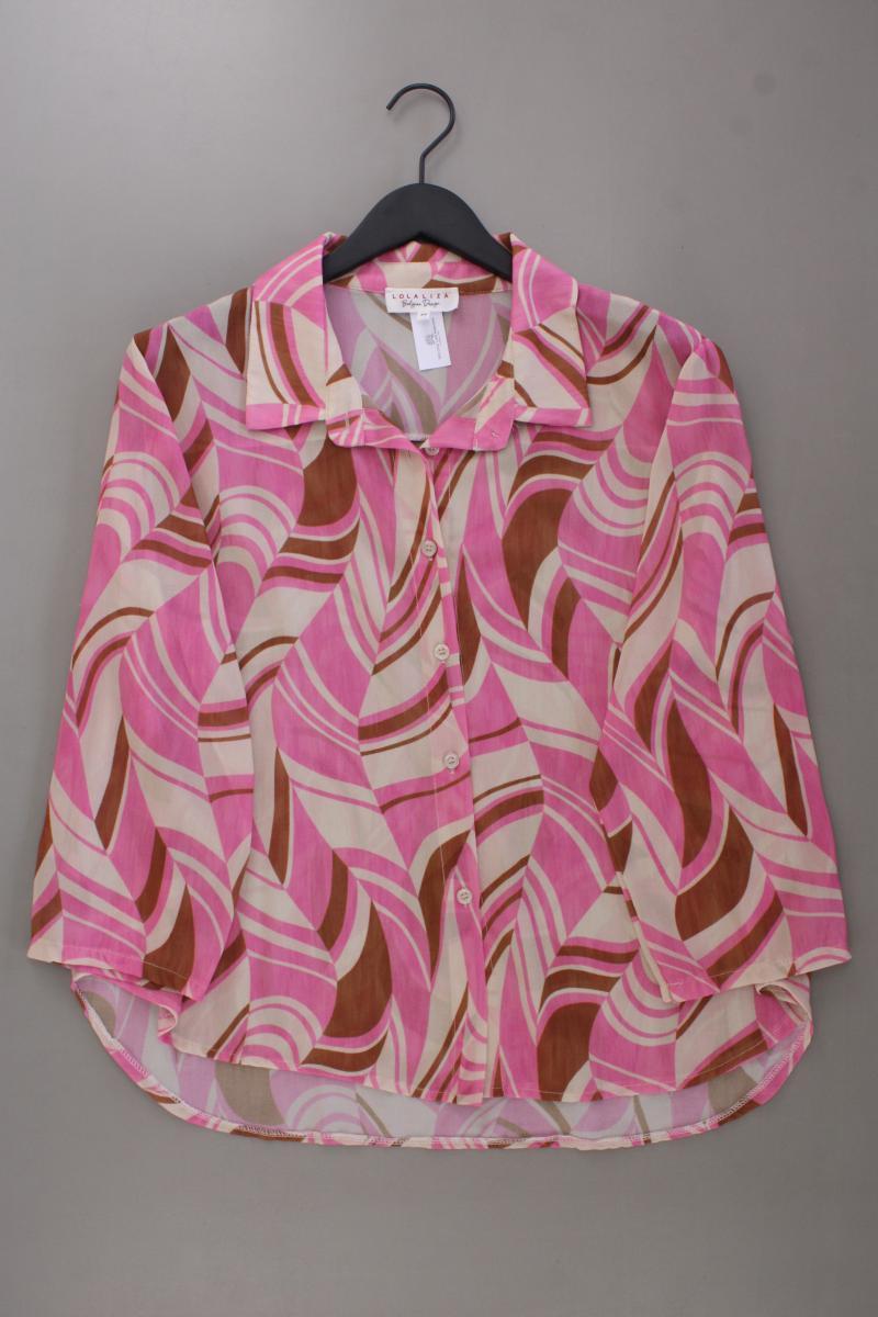 Lola & Liza Oversize-Bluse Gr. 42 neuwertig 3/4 Ärmel pink aus Polyester