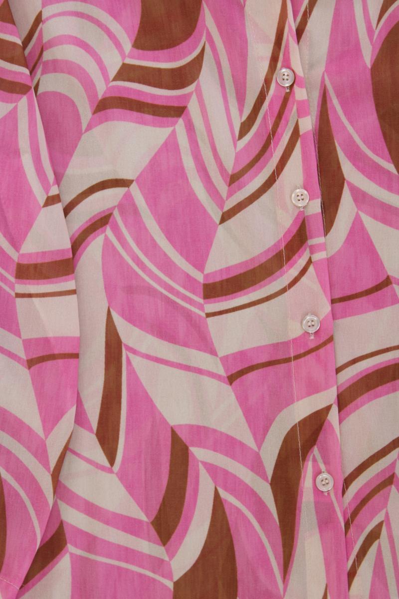 Lola & Liza Oversize-Bluse Gr. 42 neuwertig 3/4 Ärmel pink aus Polyester