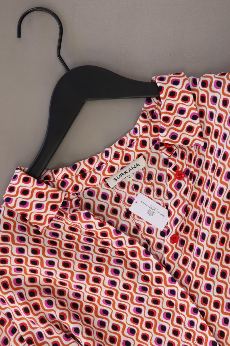 SURKANA Langarmkleid Gr. L orange aus Viskose