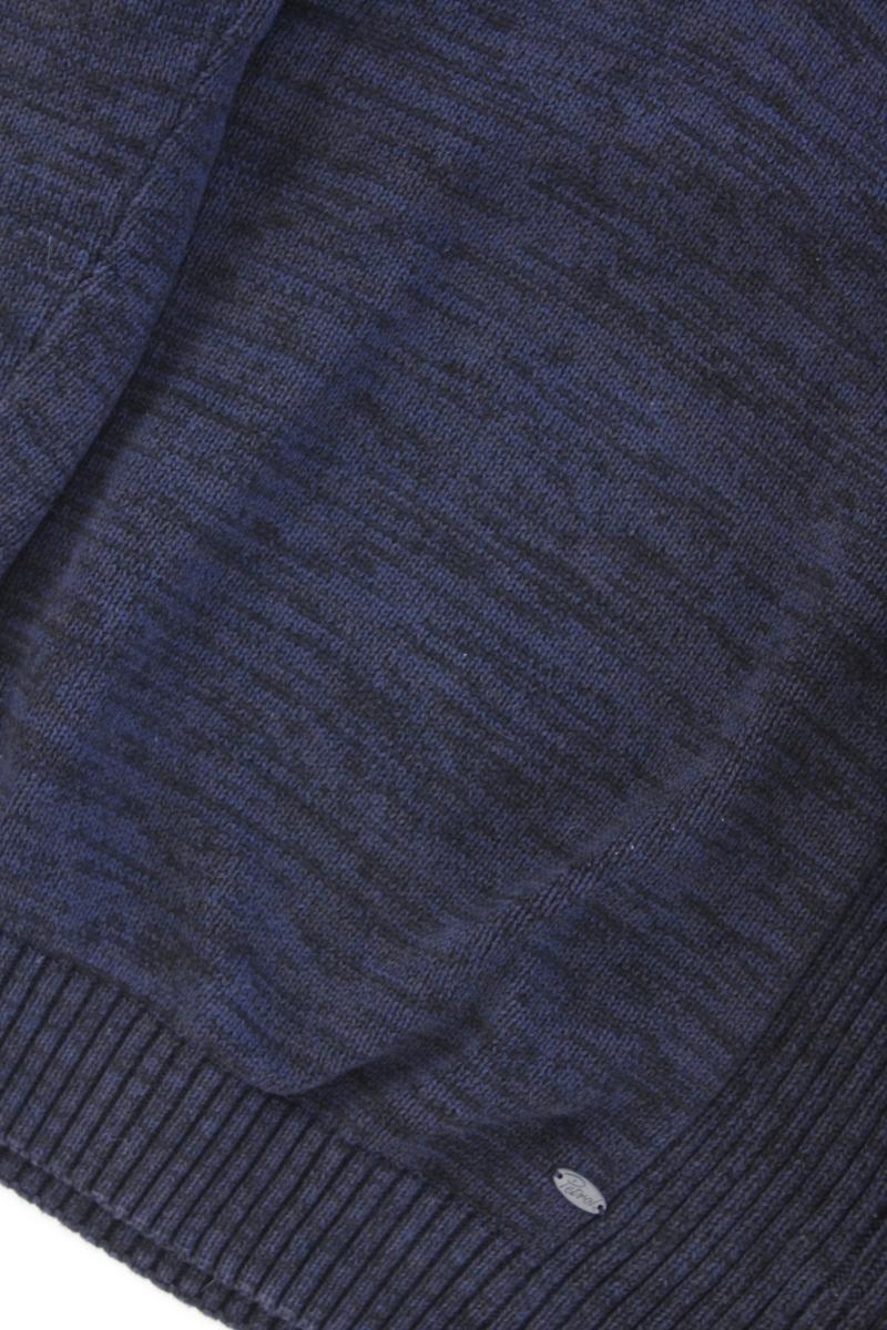 Petrol Industries Grobstrickpullover für Herren Gr. L blau aus Baumwolle