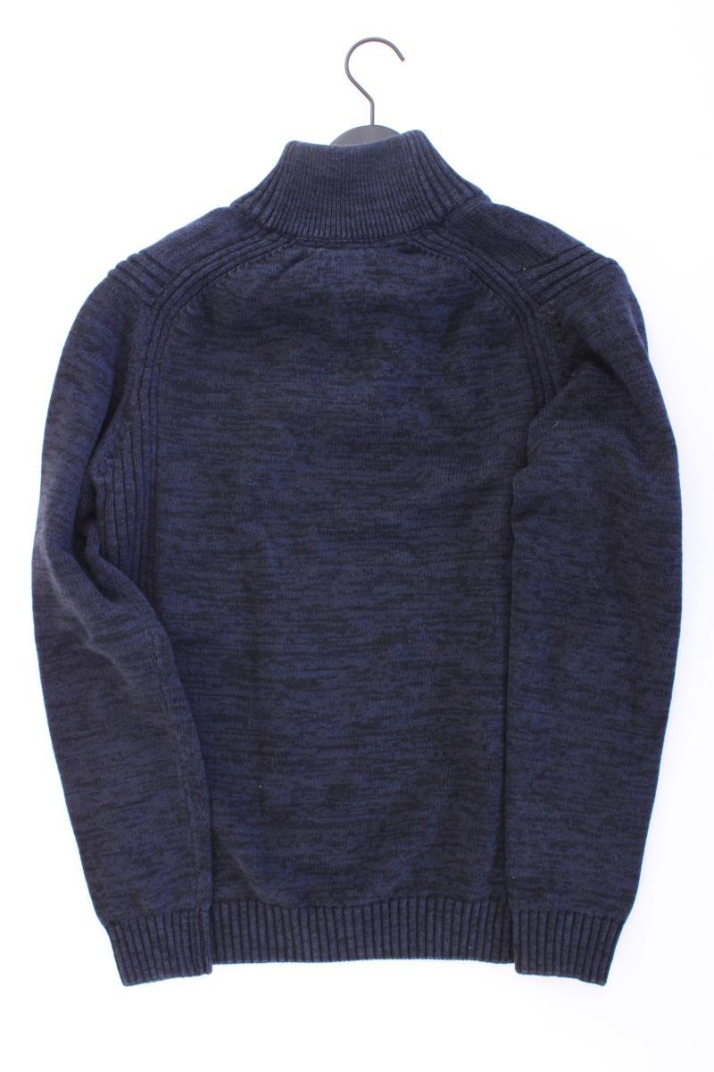Petrol Industries Grobstrickpullover für Herren Gr. L blau aus Baumwolle