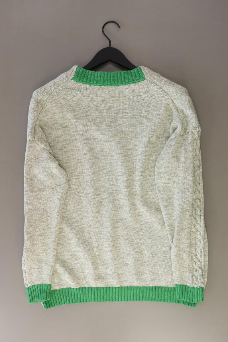 s.Oliver Grobstrickpullover Gr. 44 grün aus Baumwolle