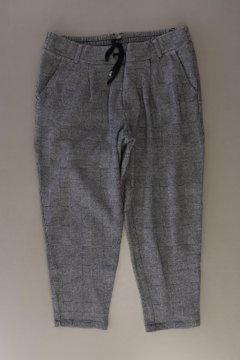 edc by Esprit Stoffhose Gr. L hahnentritt grau aus Baumwolle