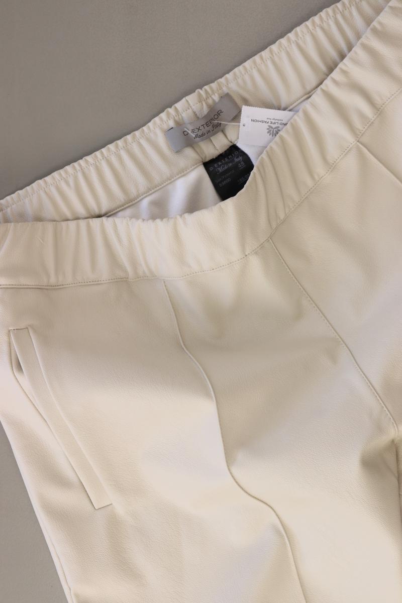 D.Exterior Stoffhose Gr. IT 48 (L) creme aus Polyurethan