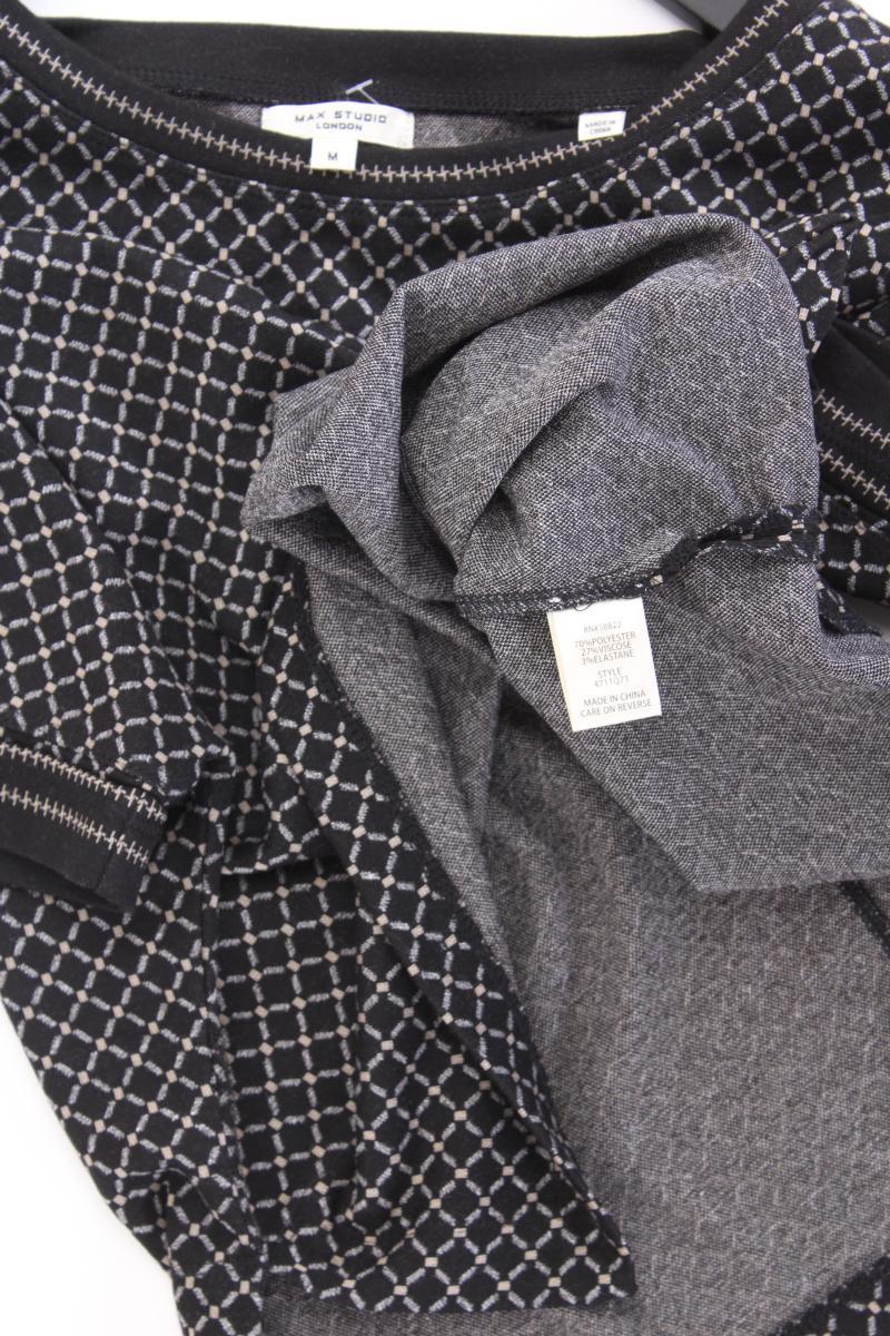 MAX STUDIO T-Shirt Gr. M Kurzarm schwarz aus Polyester