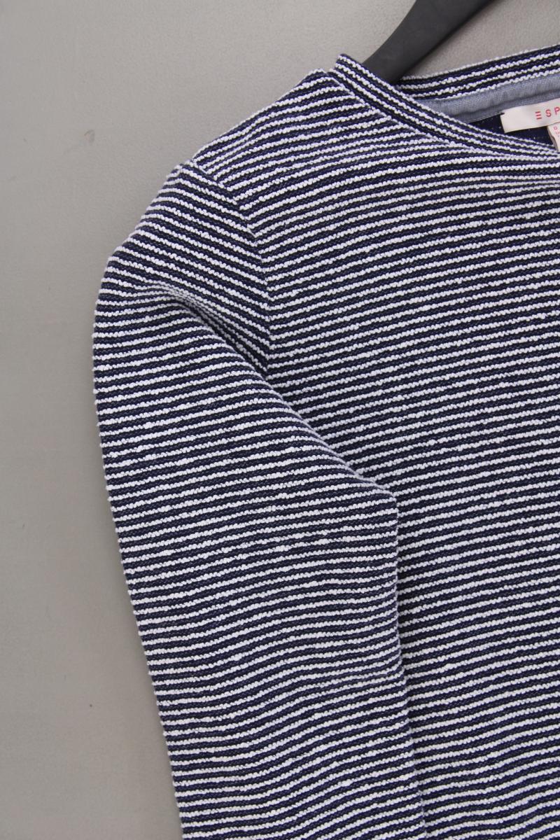 Esprit Feinstrickpullover Gr. M blau aus Baumwolle