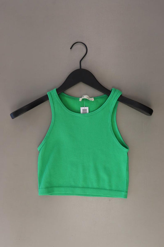 Pull&Bear Crop Top Gr. XS/s grün aus Polyester