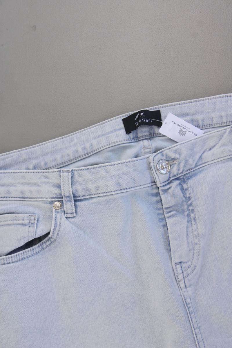 Monari Skinny Jeans Gr. 48 neuwertig blau