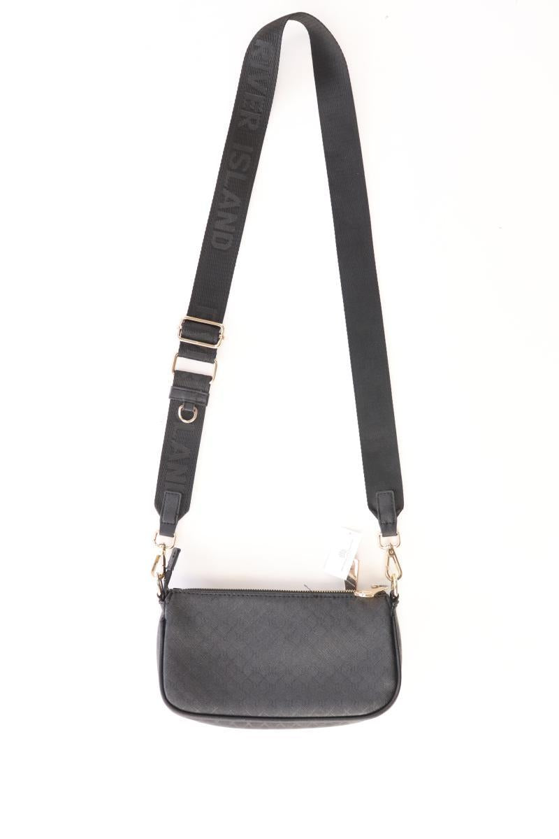 River Island Umhängetasche schwarz aus Kunstleder