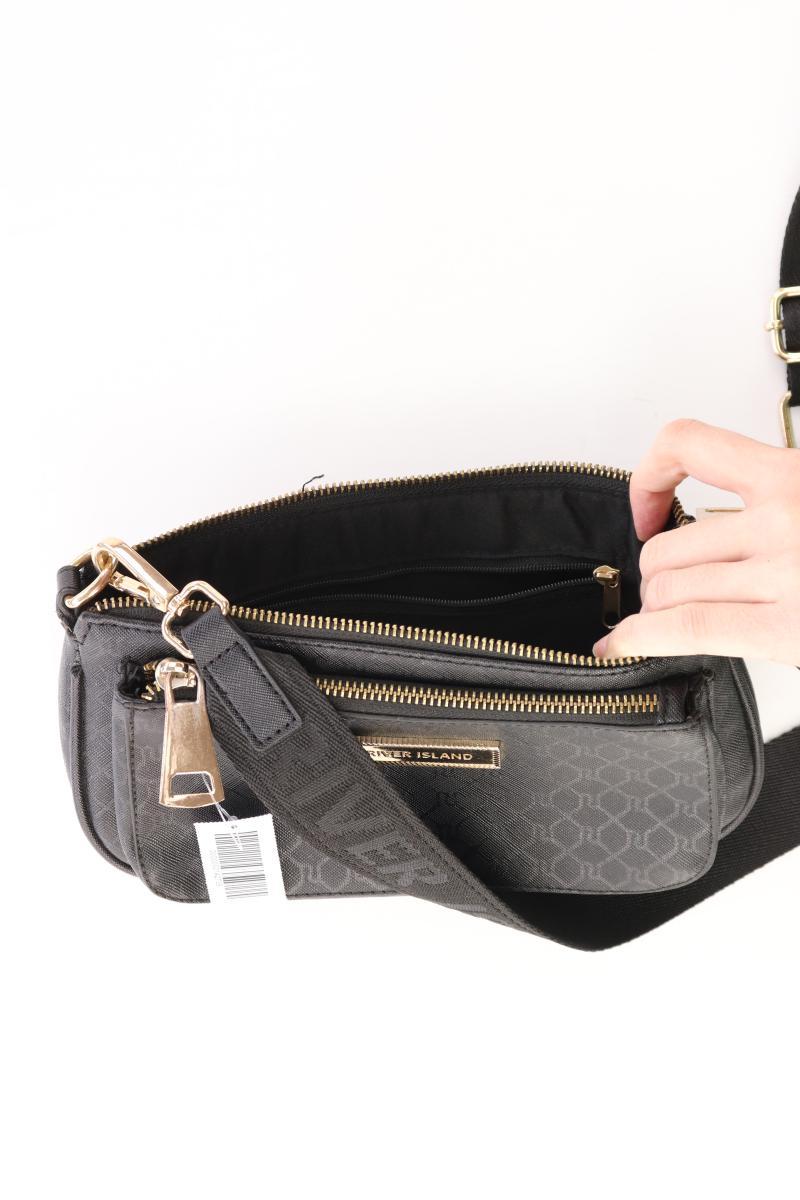 River Island Umhängetasche schwarz aus Kunstleder