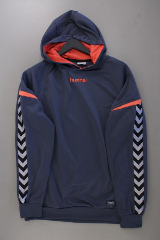 hummel Hoodie für Herren Gr. XL neuwertig grau aus Polyester