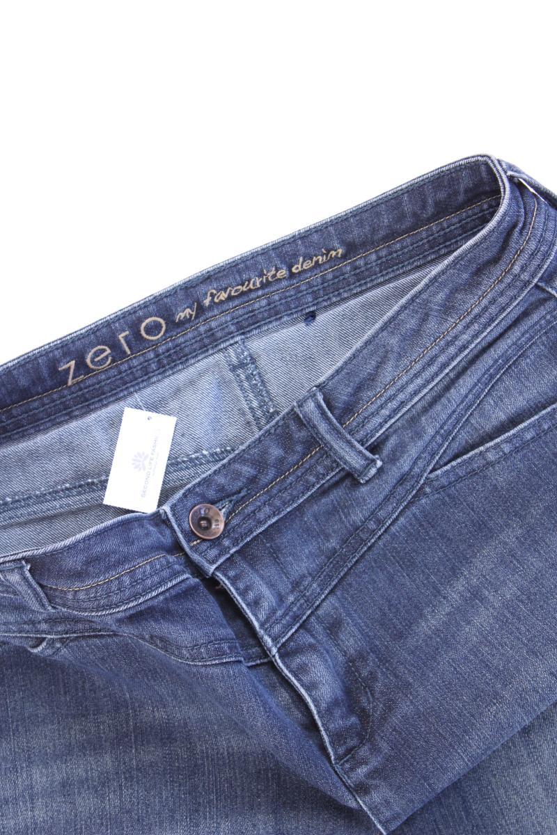 Zero Jeansrock Gr. 40 blau aus Baumwolle
