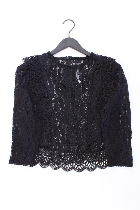 Studio Only Spitzenbluse Gr. 38 neuwertig Langarm schwarz