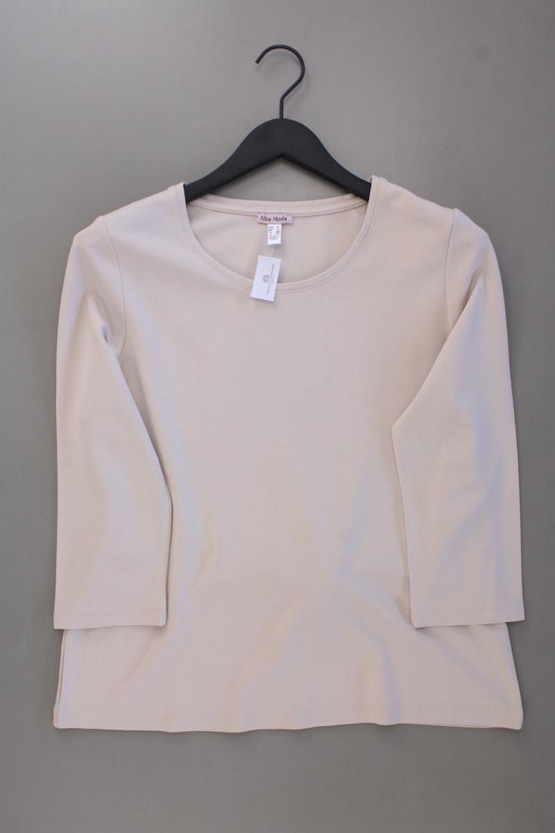 Alba Moda Classic Pullover Gr. 44 creme aus Viskose