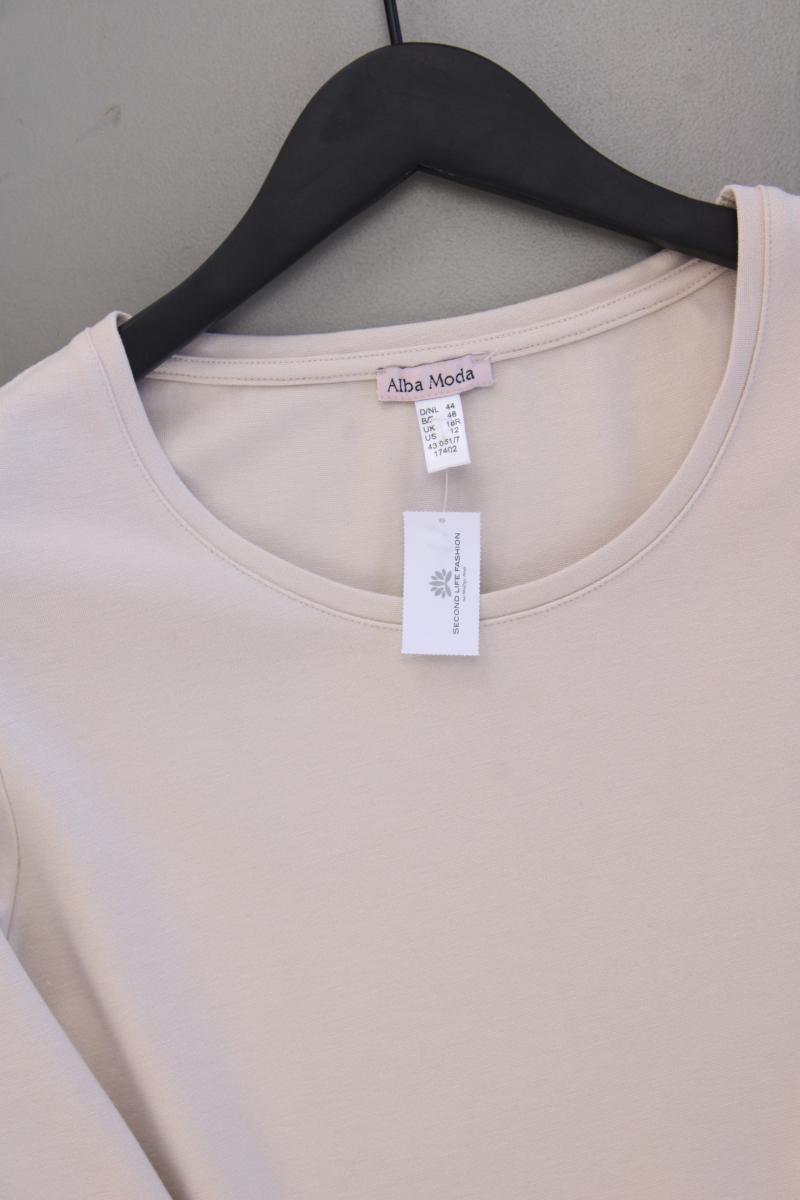 Alba Moda Classic Pullover Gr. 44 creme aus Viskose