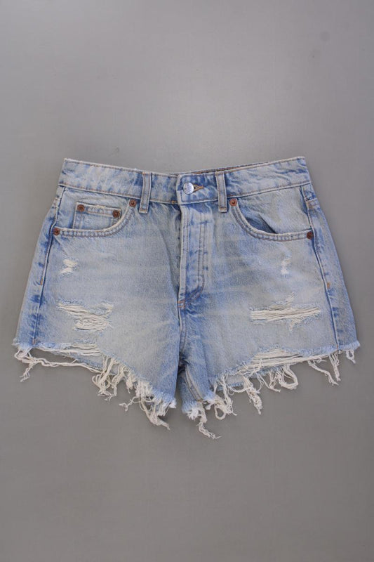 Zara Jeansshorts Gr. 34 blau aus Baumwolle