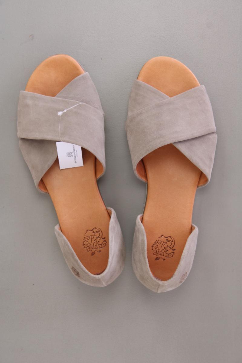 Apple of Eden Sandalen Gr. 38 grau aus Leder