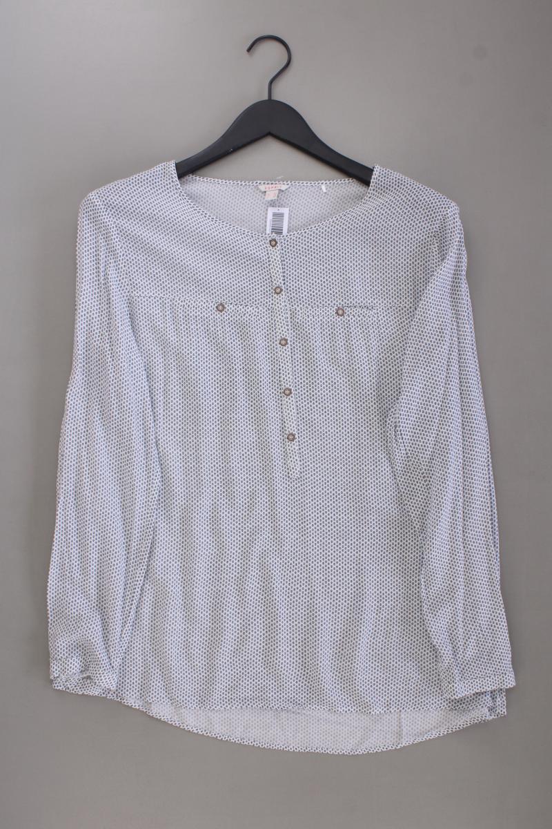 Esprit Langarmbluse Gr. 44 creme