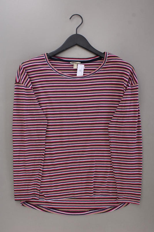 edc by Esprit Ringelshirt Gr. M gestreift Langarm mehrfarbig aus Polyester