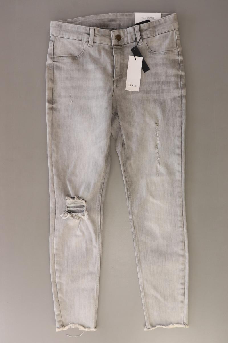 Set Jeggings Gr. 38 neu mit Etikett Neupreis: 119,0€! grau aus Baumwolle