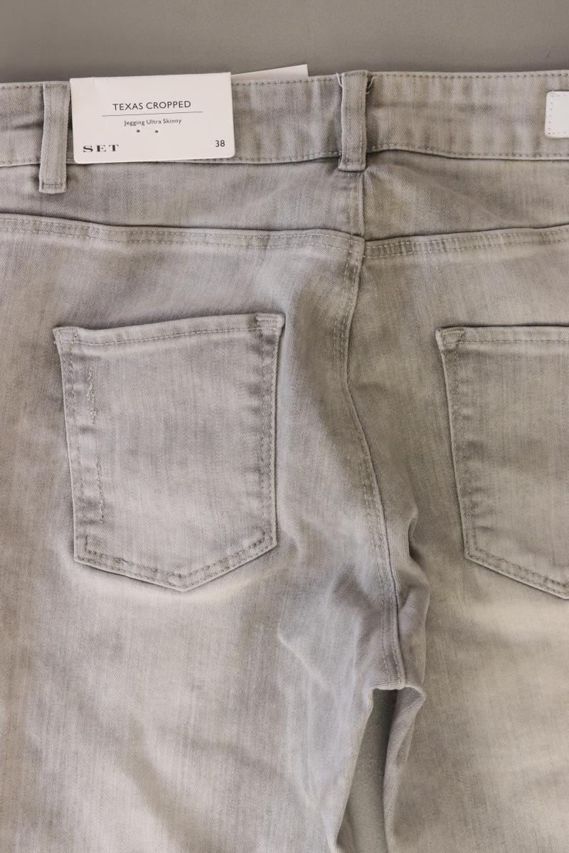 Set Jeggings Gr. 38 neu mit Etikett Neupreis: 119,0€! grau aus Baumwolle