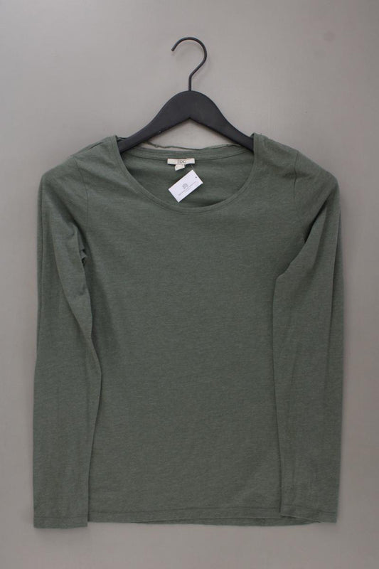 edc by Esprit Longsleeve-Shirt Gr. S Langarm olivgrün aus Baumwolle