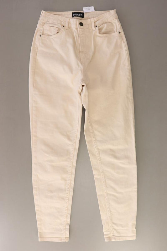 Pieces Mom Jeans Gr. M creme aus Baumwolle