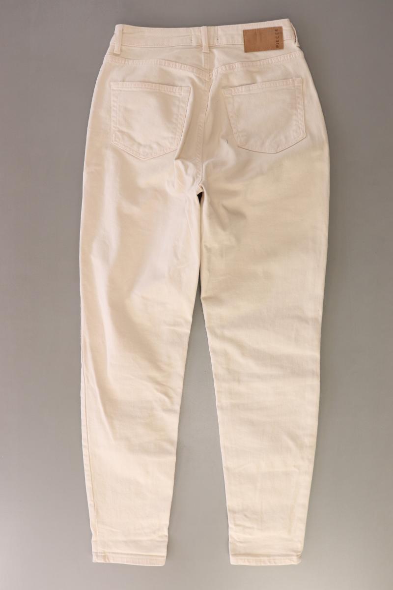 Pieces Mom Jeans Gr. M creme aus Baumwolle