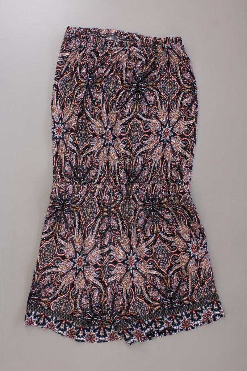 Lascana Kurzer Jumpsuit Gr. 38 mit Paisleymuster grau aus Viskose