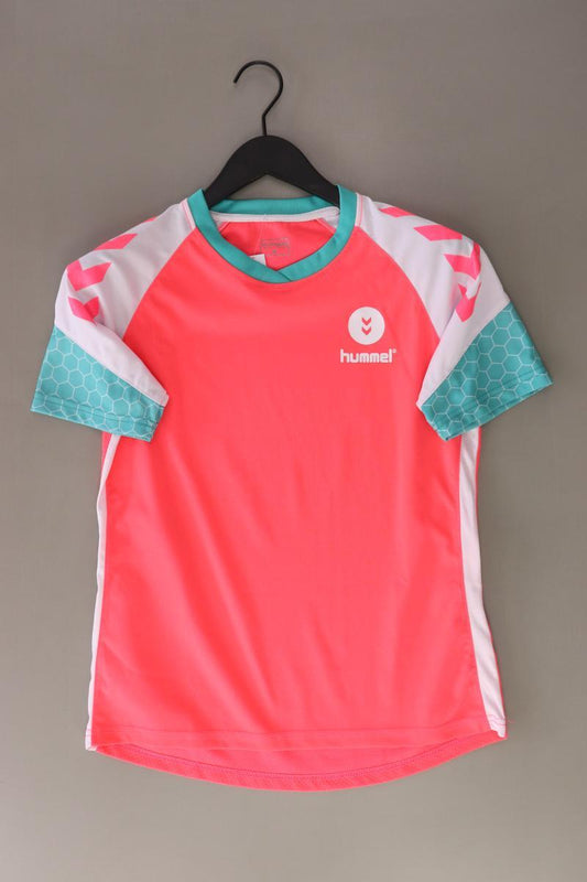 hummel Sportshirt Gr. M Kurzarm rosa aus Polyester