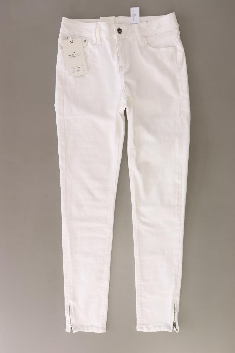 Cross Jeans Straight Jeans Gr. W28 neu mit Etikett weiß aus Baumwolle