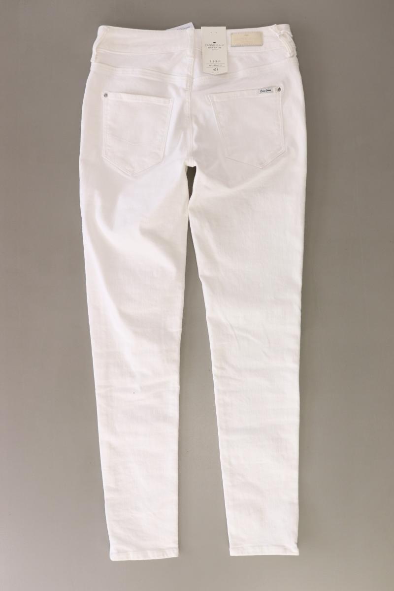 Cross Jeans Straight Jeans Gr. W28 neu mit Etikett weiß aus Baumwolle