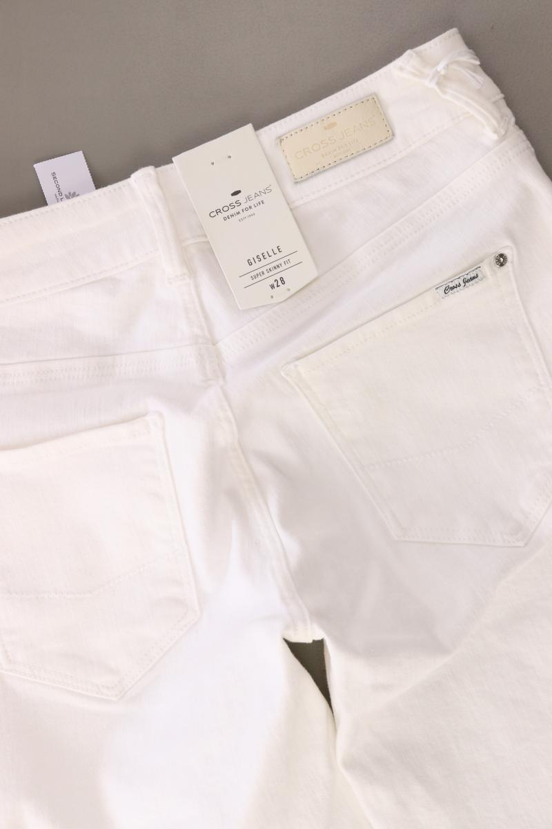 Cross Jeans Straight Jeans Gr. W28 neu mit Etikett weiß aus Baumwolle