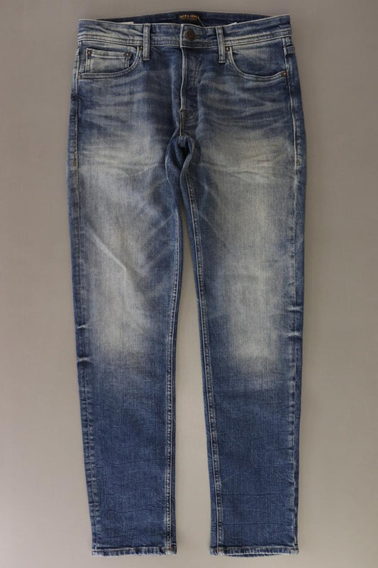 Jack & Jones Straight Jeans für Herren Gr. W32/L32 blau aus Baumwolle