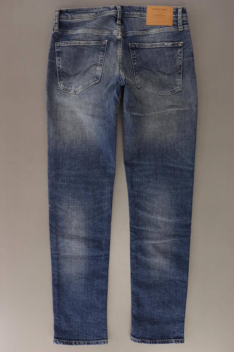 Jack & Jones Straight Jeans für Herren Gr. W32/L32 blau aus Baumwolle