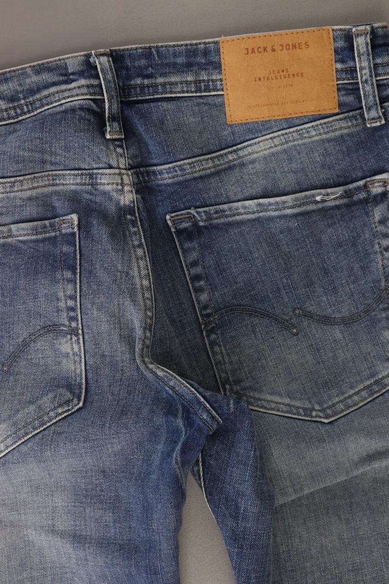 Jack & Jones Straight Jeans für Herren Gr. W32/L32 blau aus Baumwolle