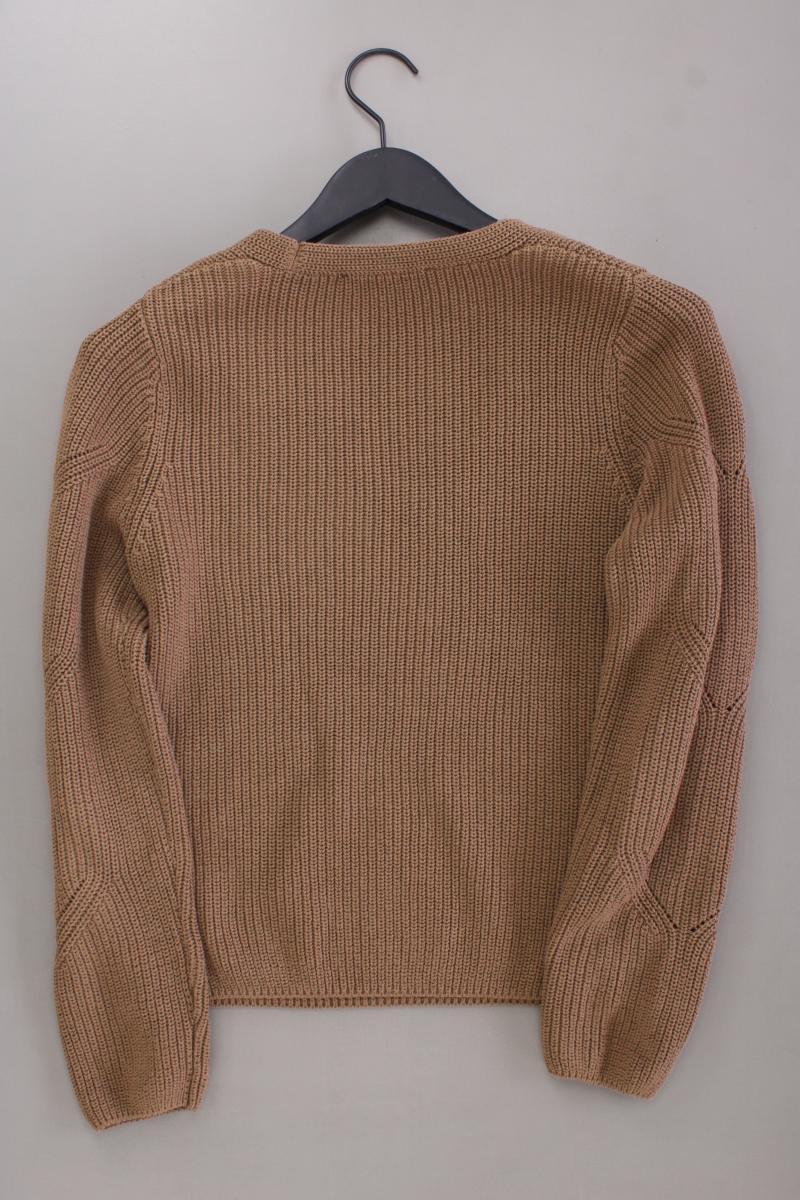 Garcia Jeans Grobstrickpullover Gr. XS braun aus Baumwolle