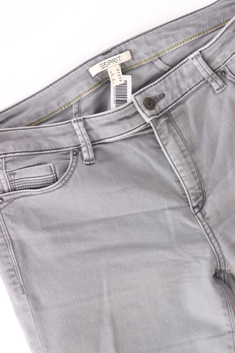 Esprit Straight Jeans Gr. 40 grau aus Baumwolle