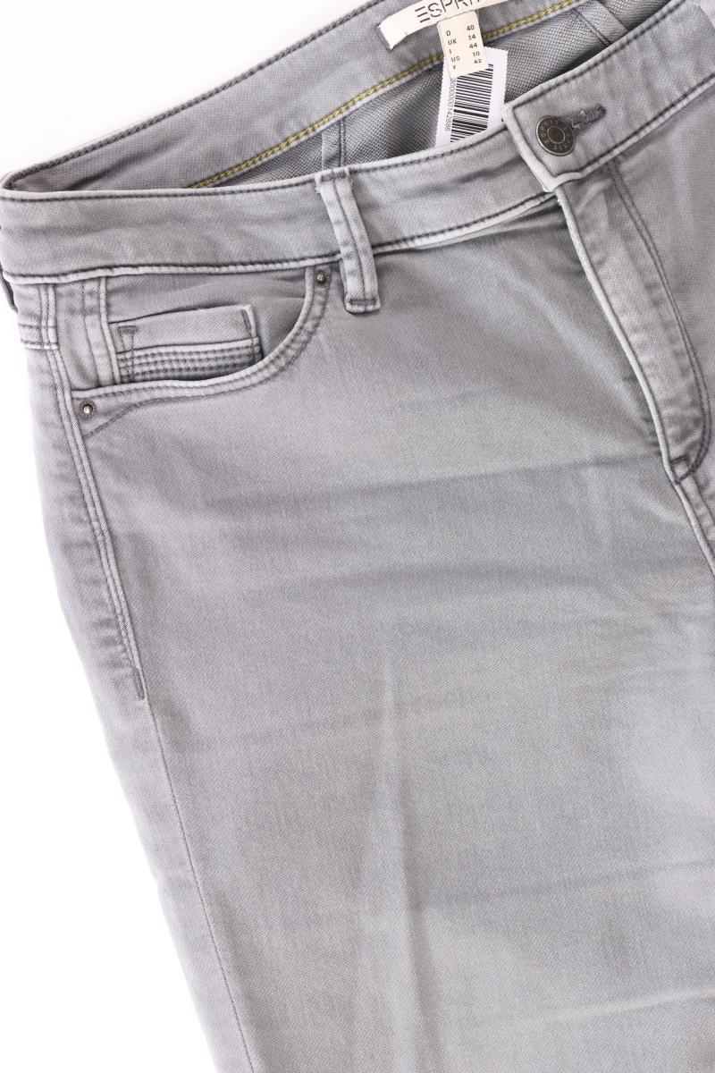 Esprit Straight Jeans Gr. 40 grau aus Baumwolle